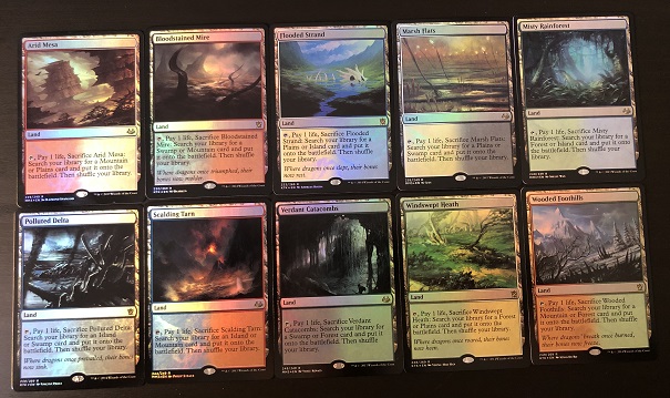 Fetch Land MM3/KTK FOIL (Totale 10 carte) Modern Masters 2017